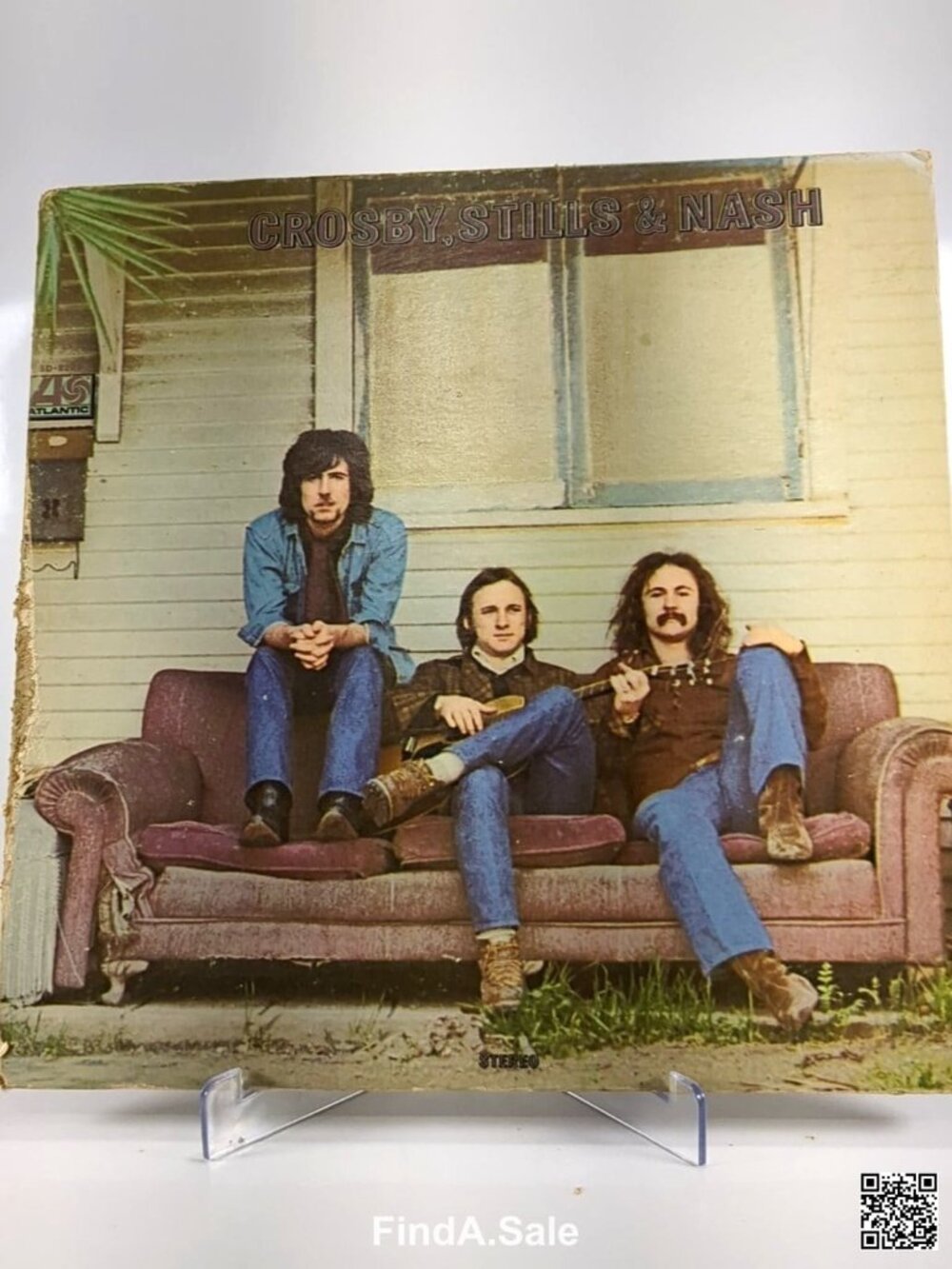 Crosby, Stills & Nash Vinyl Record, Atlantic Records, 1970s